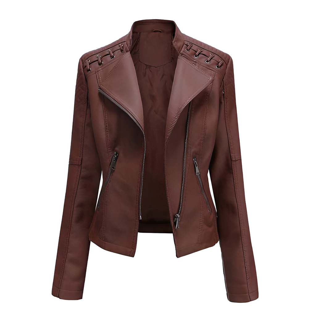 Valenzora Allrounder: The ElegantAura leather jacket
