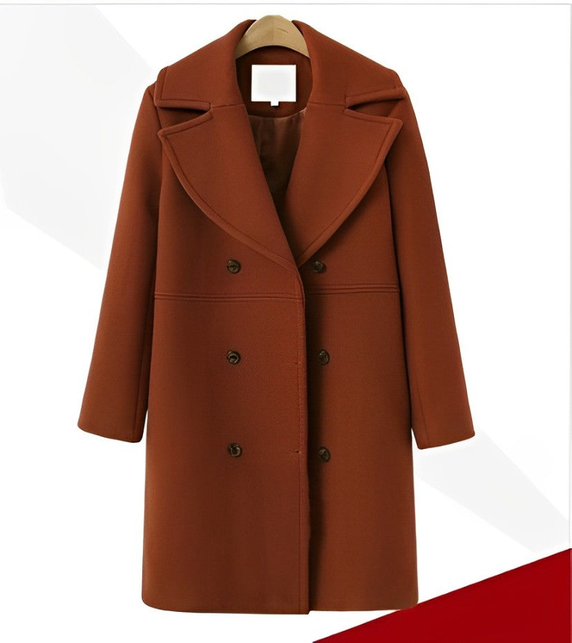 Valenzora | Warm and Long Wool Trench Coat