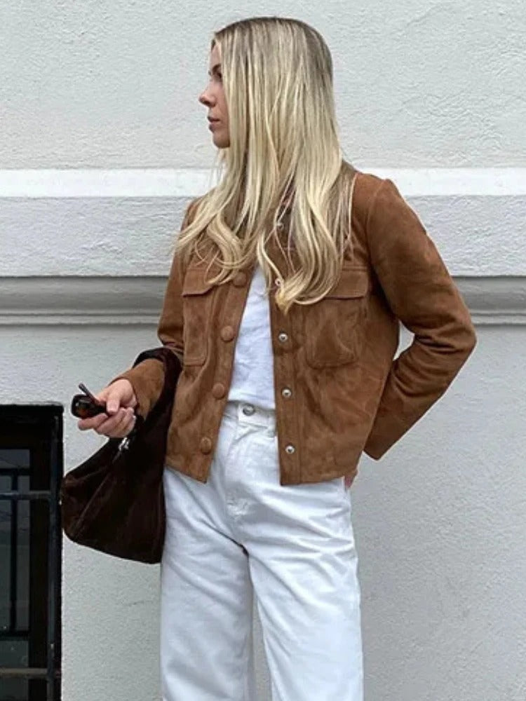 Valenzora | Elegant suede jacket