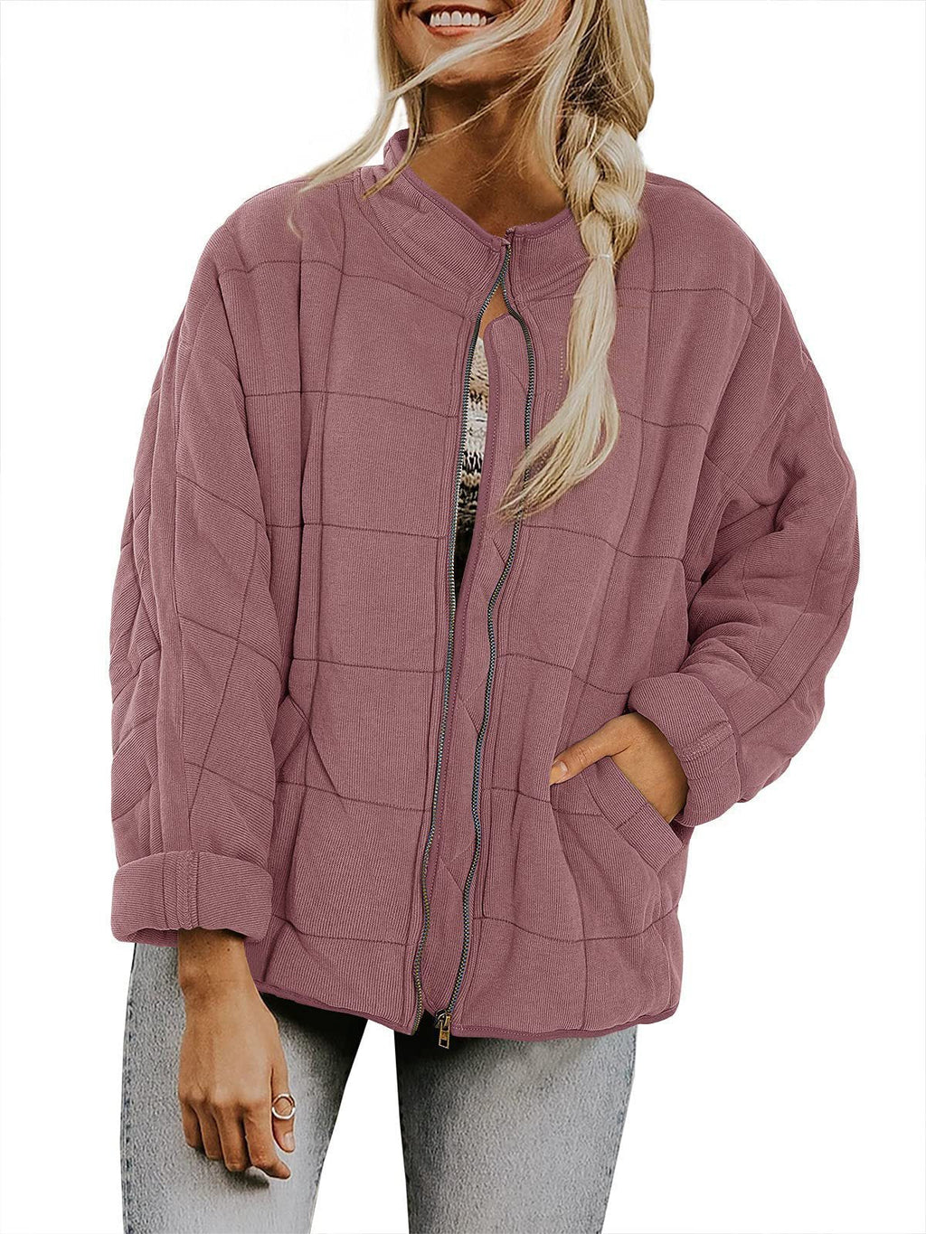 Valenzora | Lockere Jacke aus dicker Baumwolle