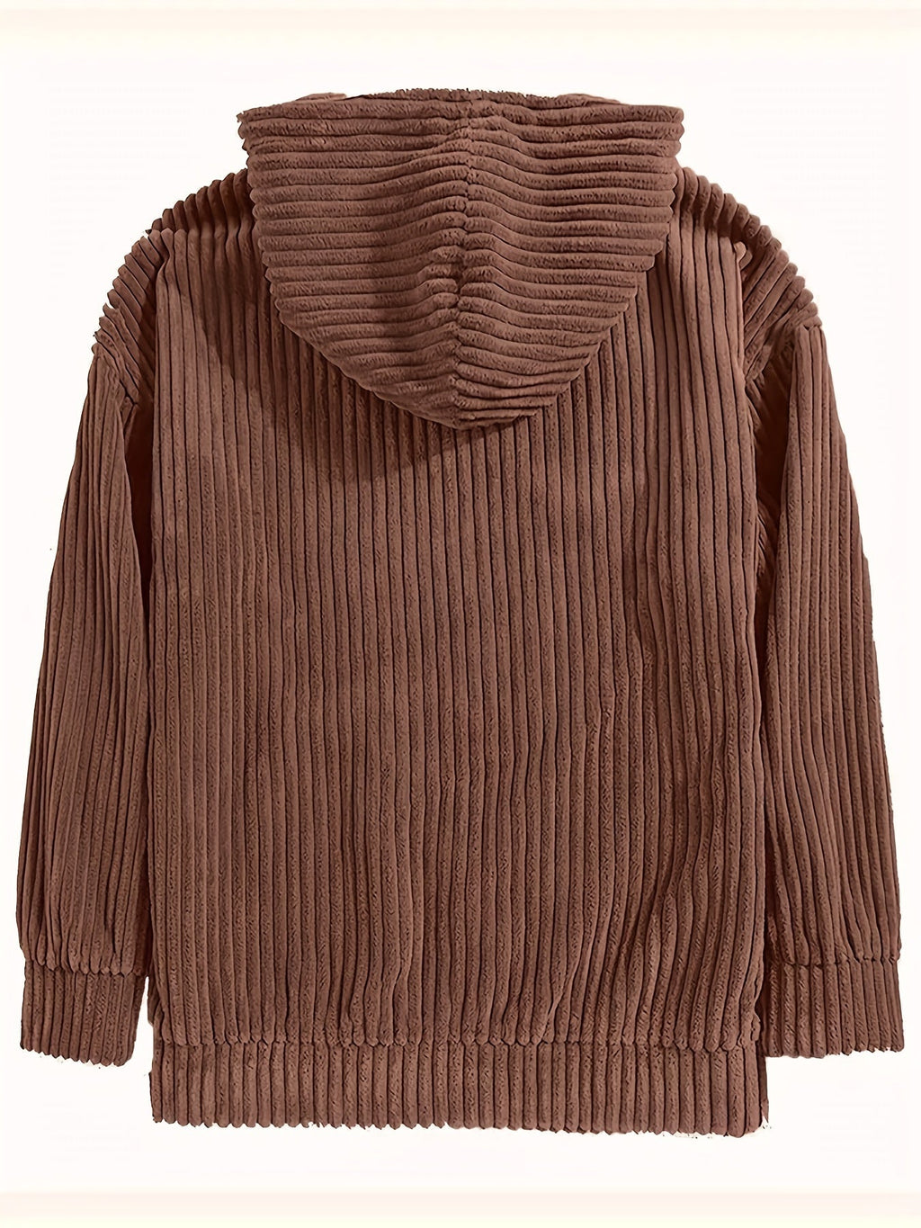 Valenzora | Corduroy Hooded Pullover