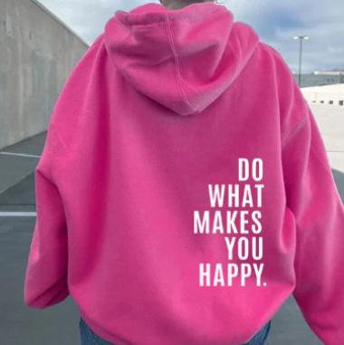 Valenzora | Damen Hoodie – Motivationeller Print Casual Pullover