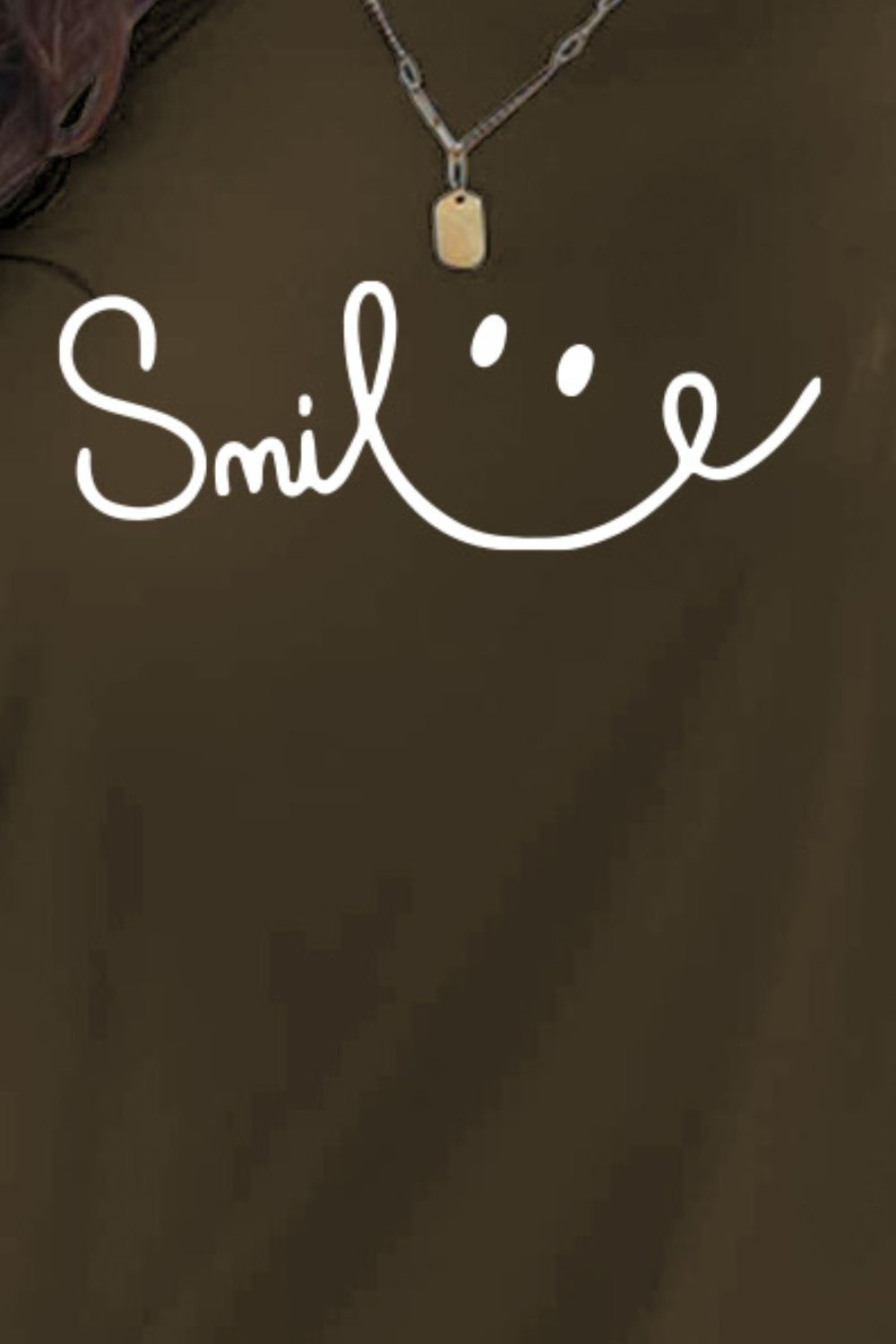 Valenzora | Smile Crew Neck Short Sleeve T-Shirt