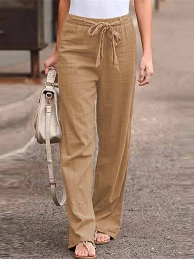 Valenzora | Lässige Leinenhose für Damen – stilvolle Leichtigkeit