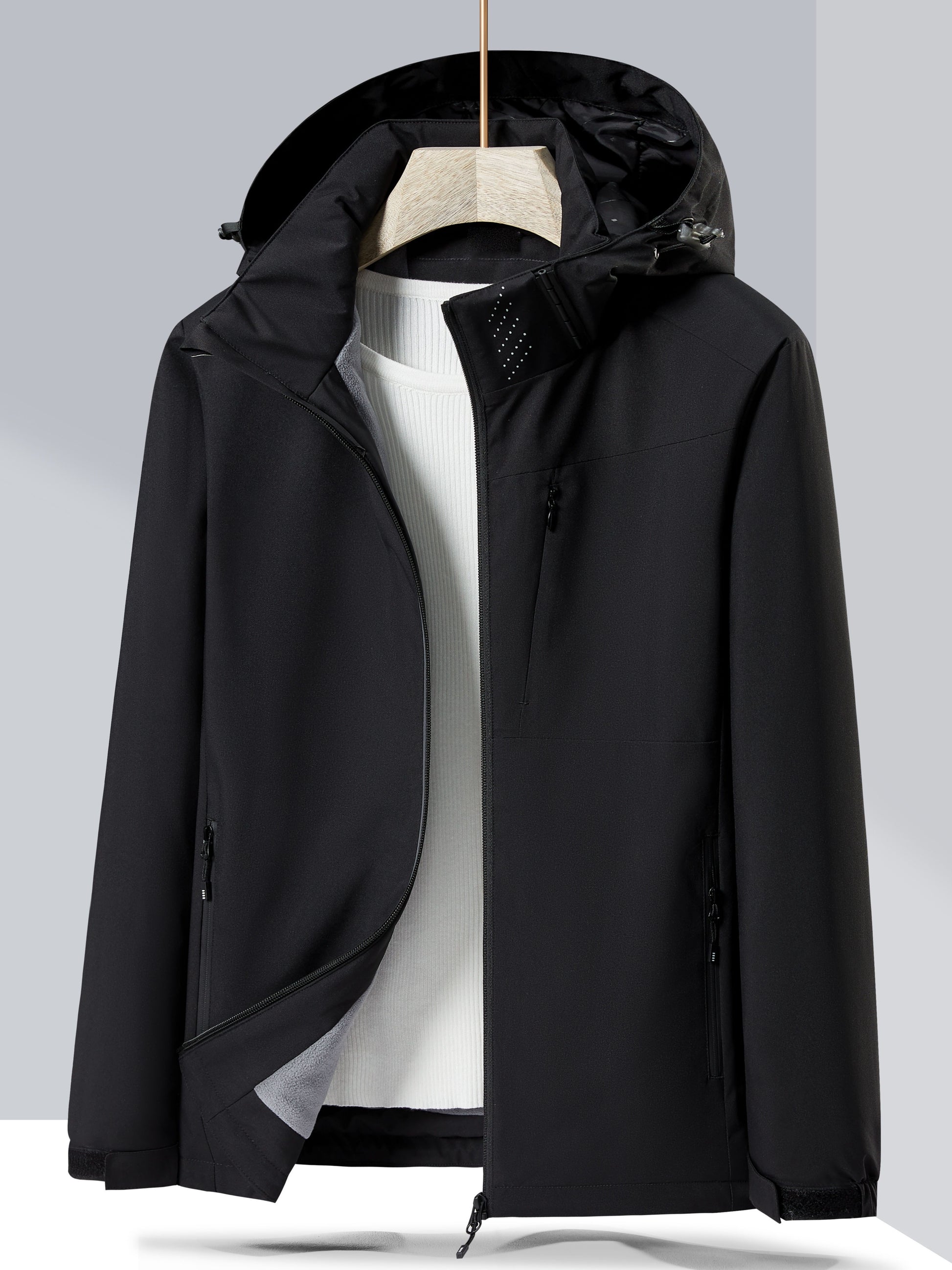 Valenzora Waterproof Fleece Winter Jacket with Hood for Women | Perfect for Outdoor Activities