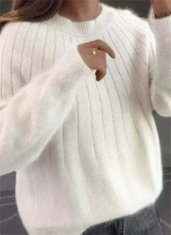 Valenzora | Cozy ribbed knit sweater