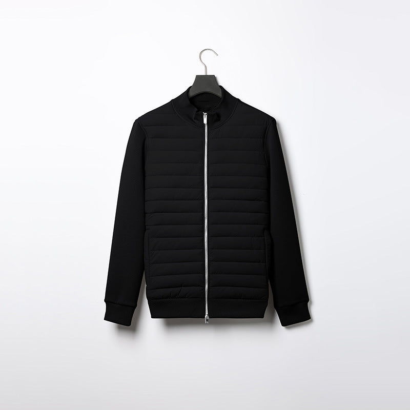 Valenzora | Lightweight stand-up collar cardigan, lined casual jacket with zipper, for spring & autumn