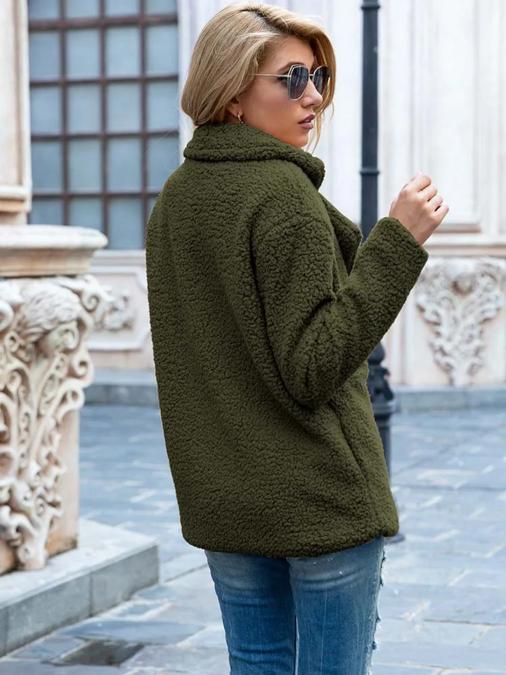 Valenzora | Warm and trendy teddy jacket