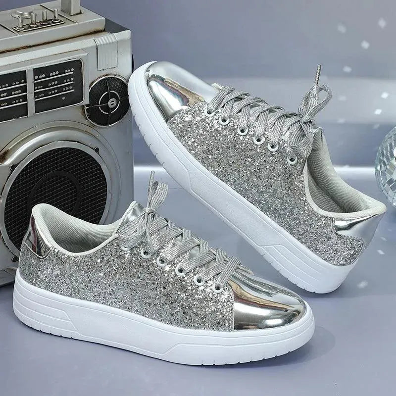 Valenzora | Glitzernde Sneaker mit Pailletten