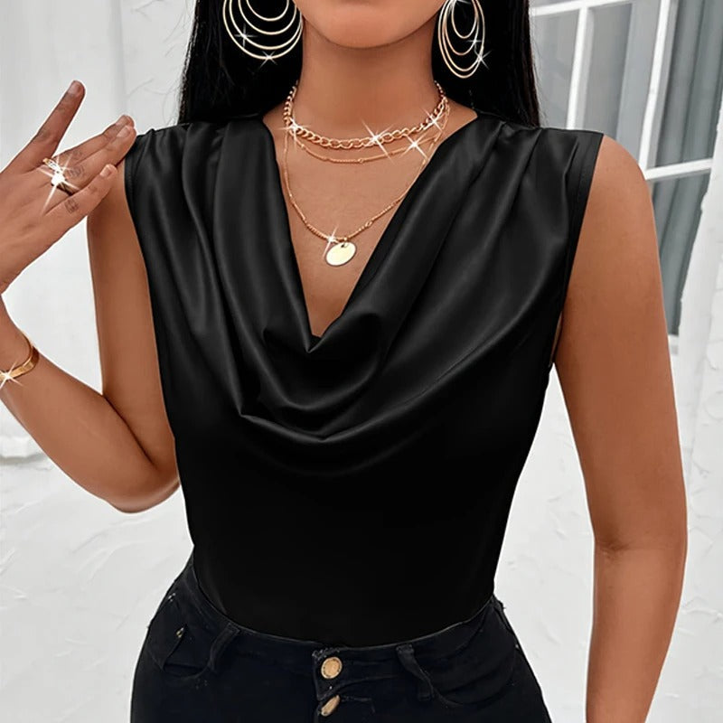 Valenzora | Elegant satin tank tops