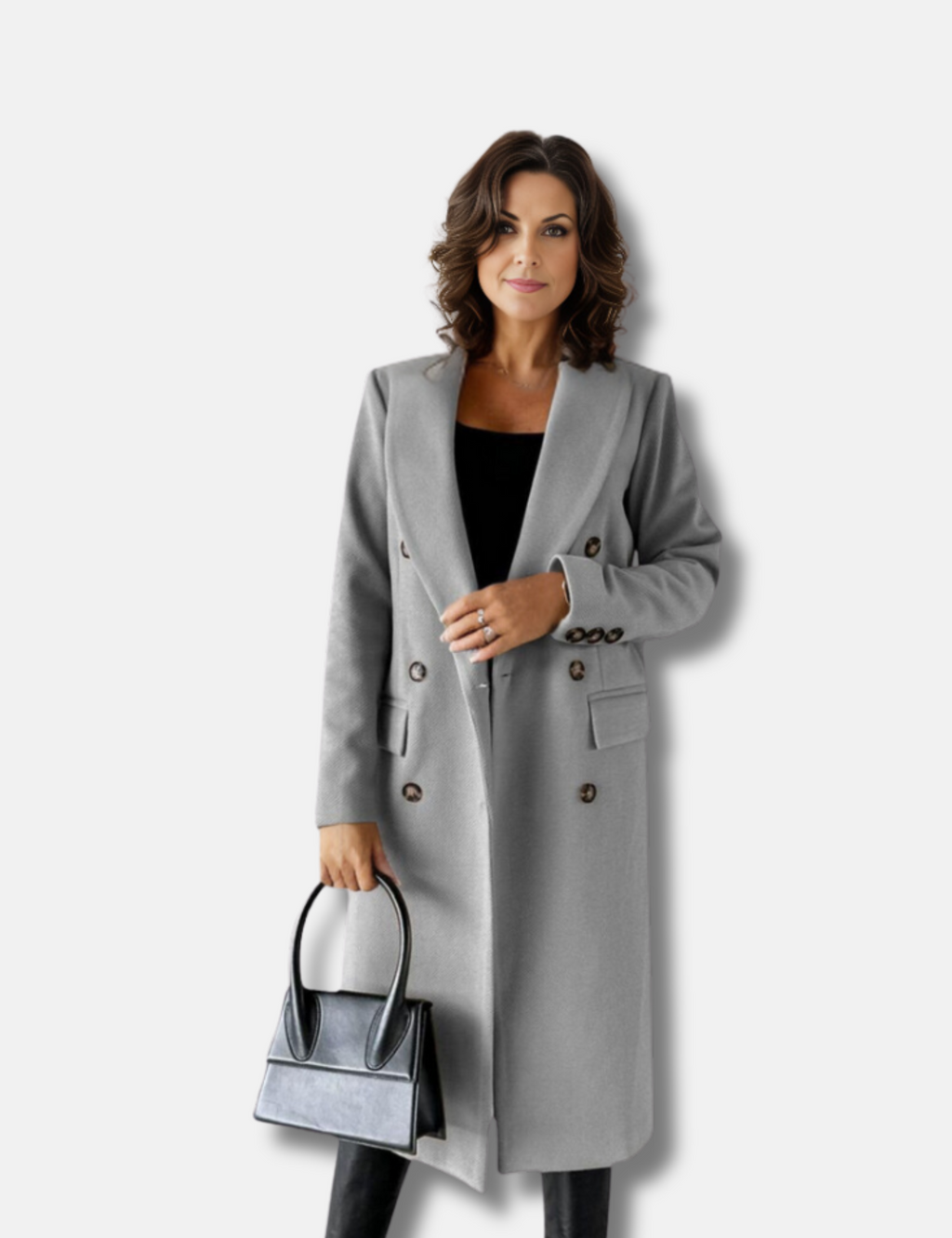 Valenzora | Eleganter langer Mantel