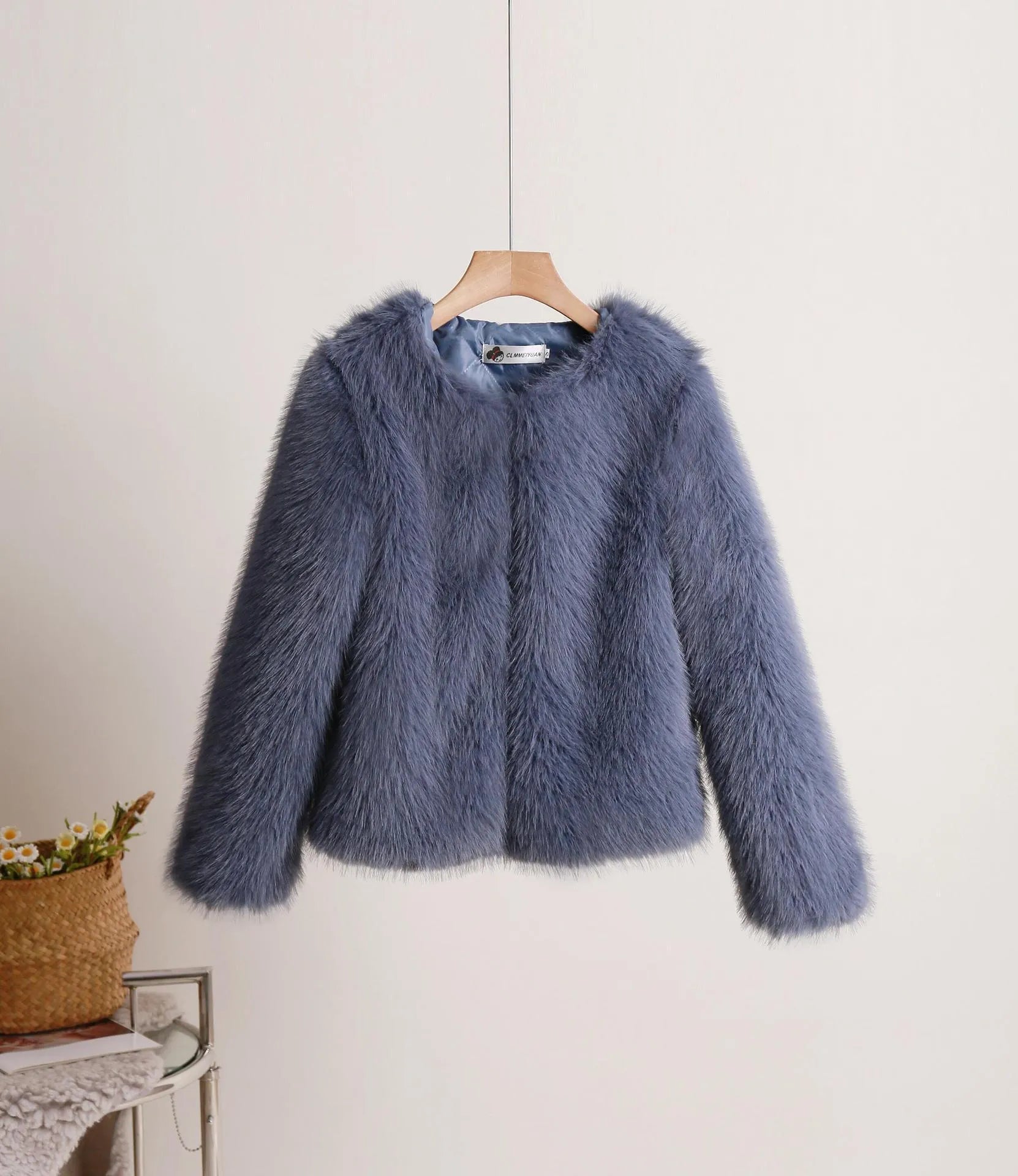 Valenzora | Solid Color Short Coat for Women