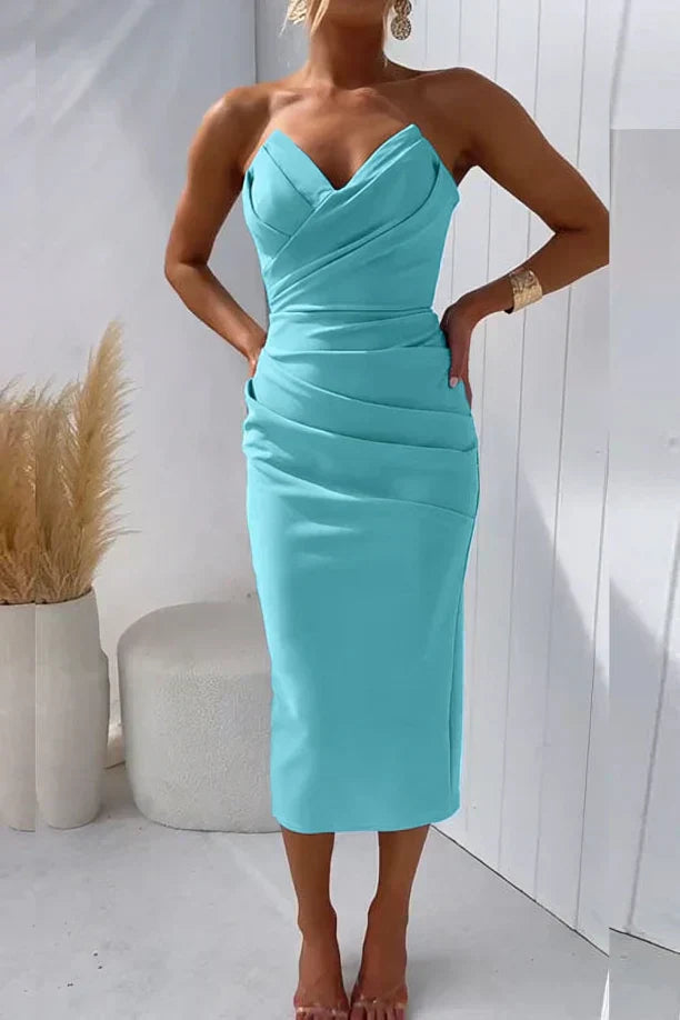 Ivanna™ | Elegantes, trägerloses Kleid