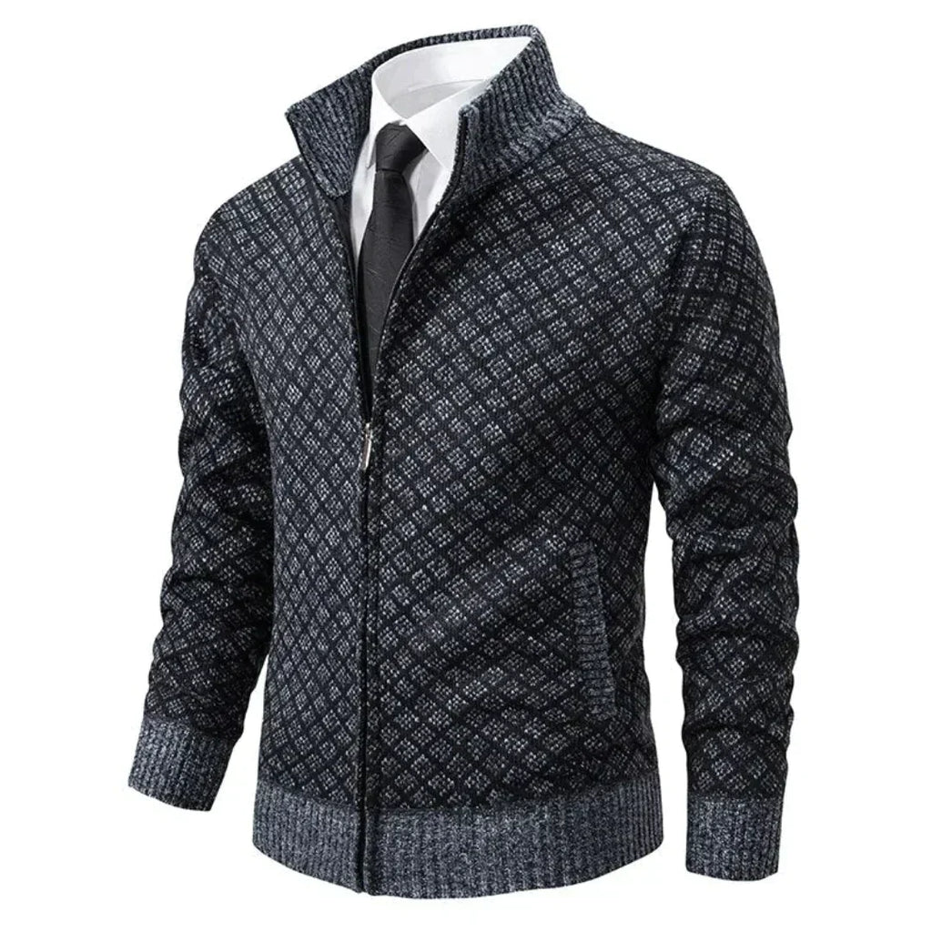 Gestrickter Jacquardpullover
