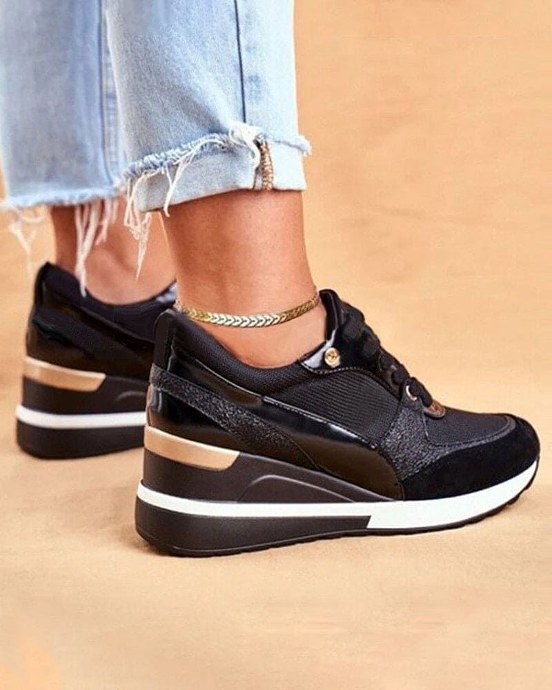 Valenzora | Platform Sneakers with Sequins