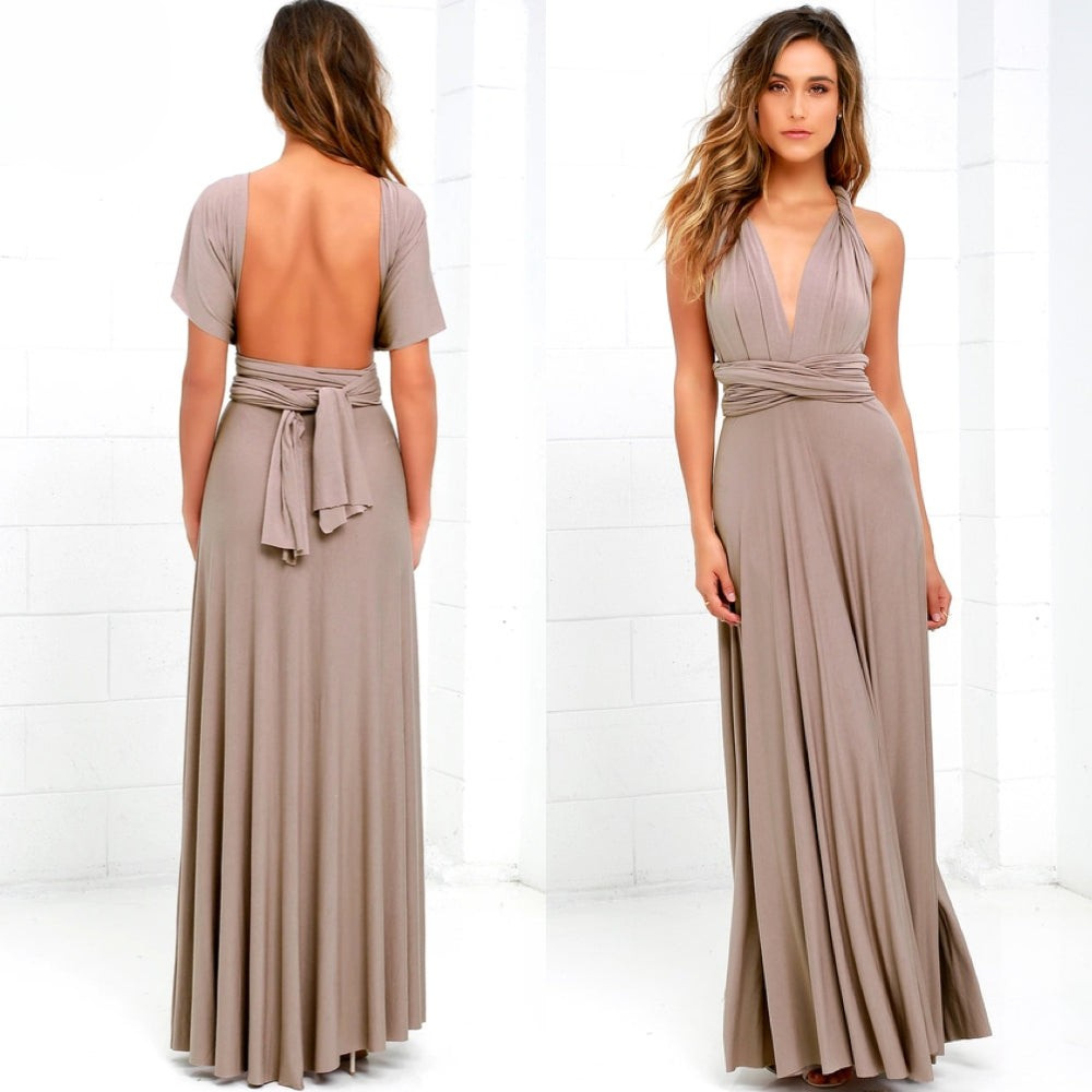 Valenzora | Elegantes Infinity-Damenkleid Schickes Wickel-Sommerkleid