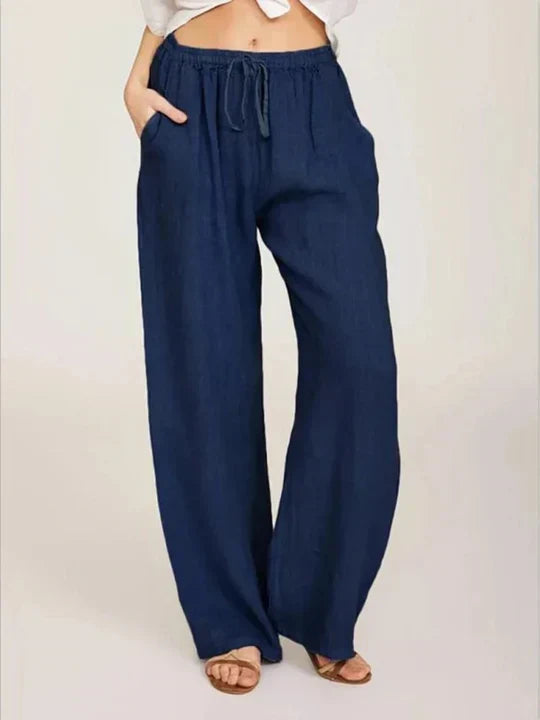 Valenzora | Cotton Linen Trousers