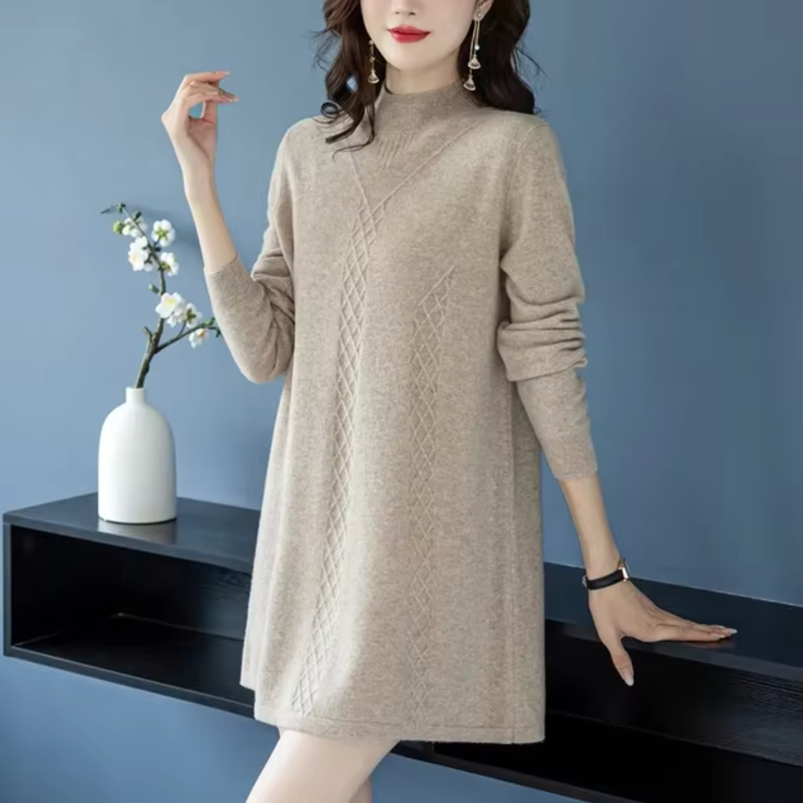 – Strickkleid