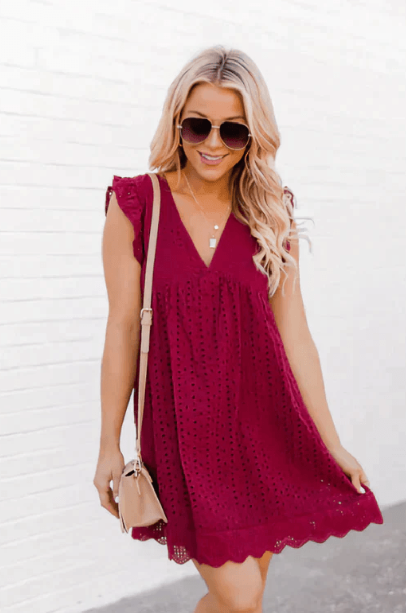 Valenzora | Women's Summer Dress with Trousers Comfortable Women's Dress