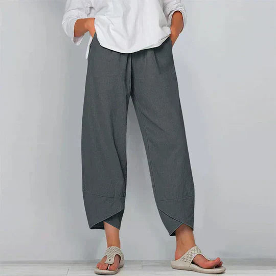 Valenzora | Baumwoll-Leinenhose für Damen