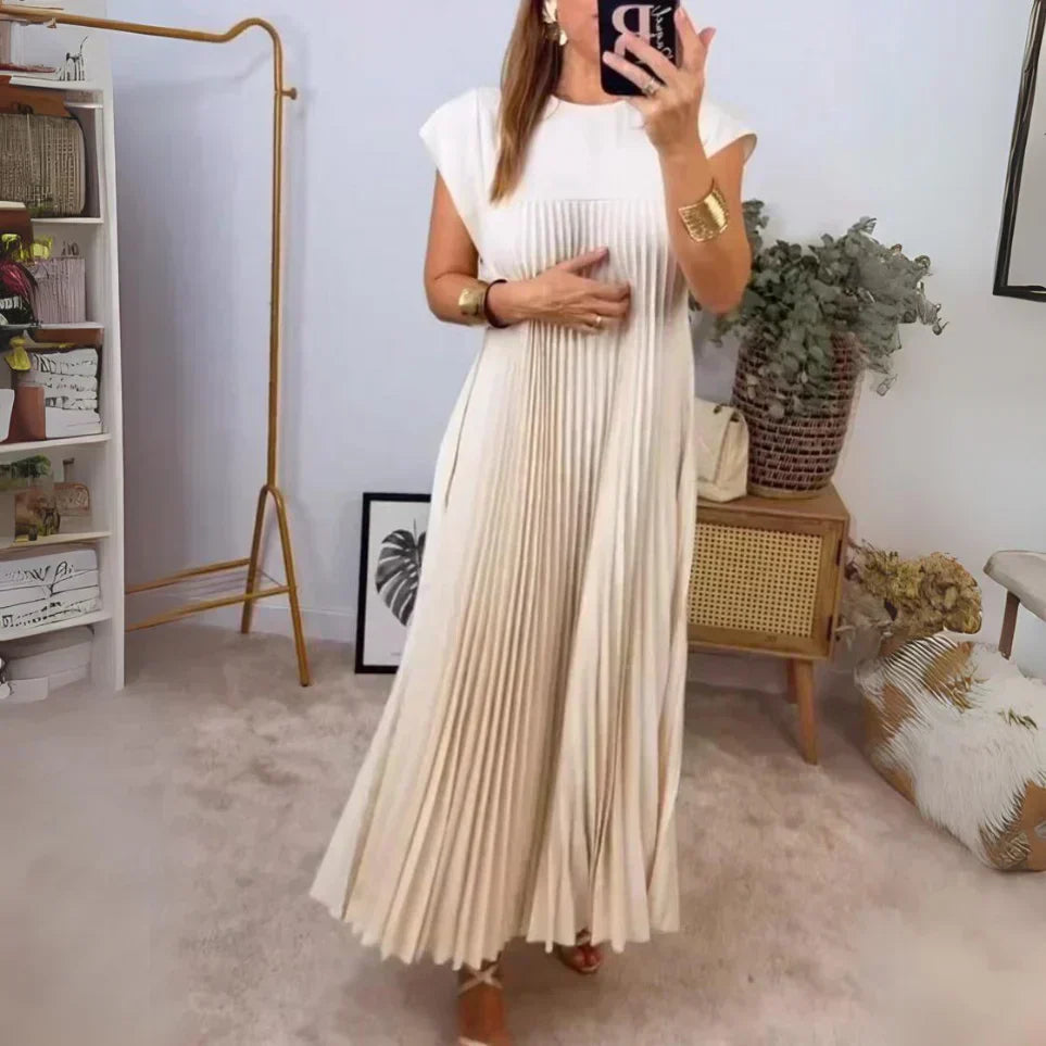 Valenzora | Leichtes und frisches Plisseekleid