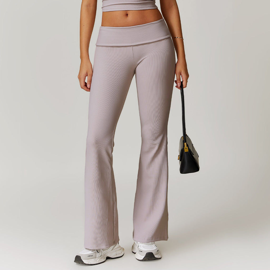 Valenzora | Elegante, eng anliegende Schlag-Yogahose