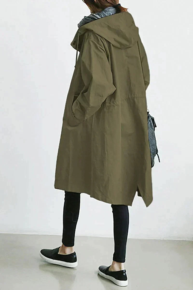 Windbreaker mit Kapuze