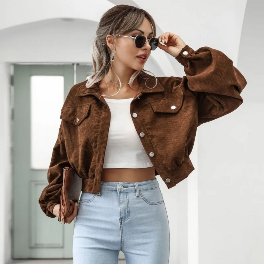 Valenzora | Sky Blue Simple Windproof Women's Summer Jacket