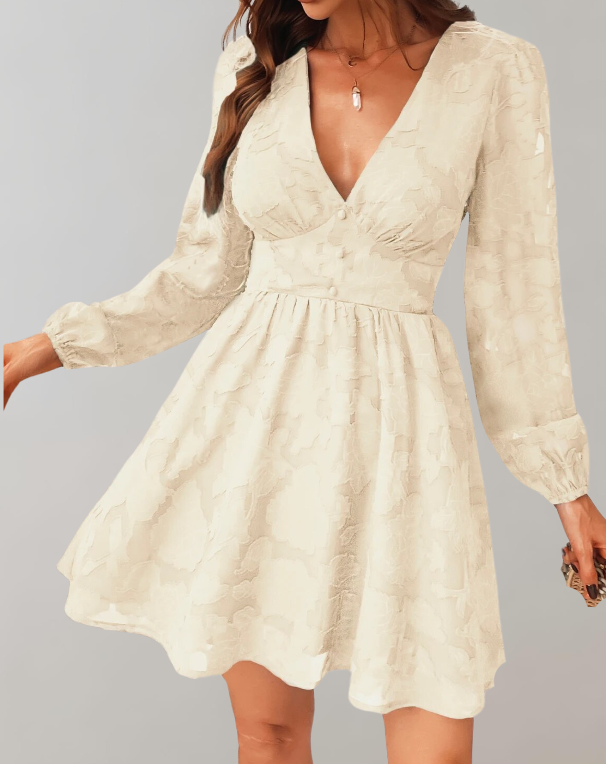Valenzora | Mini-Kleid mit V-Ausschnitt