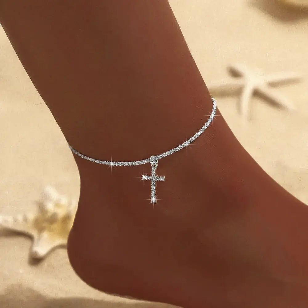 Valenzora | Gold-/Silber-Fußkettchen für Damen