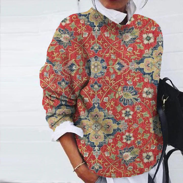 Valenzora - Elegant printed sweater