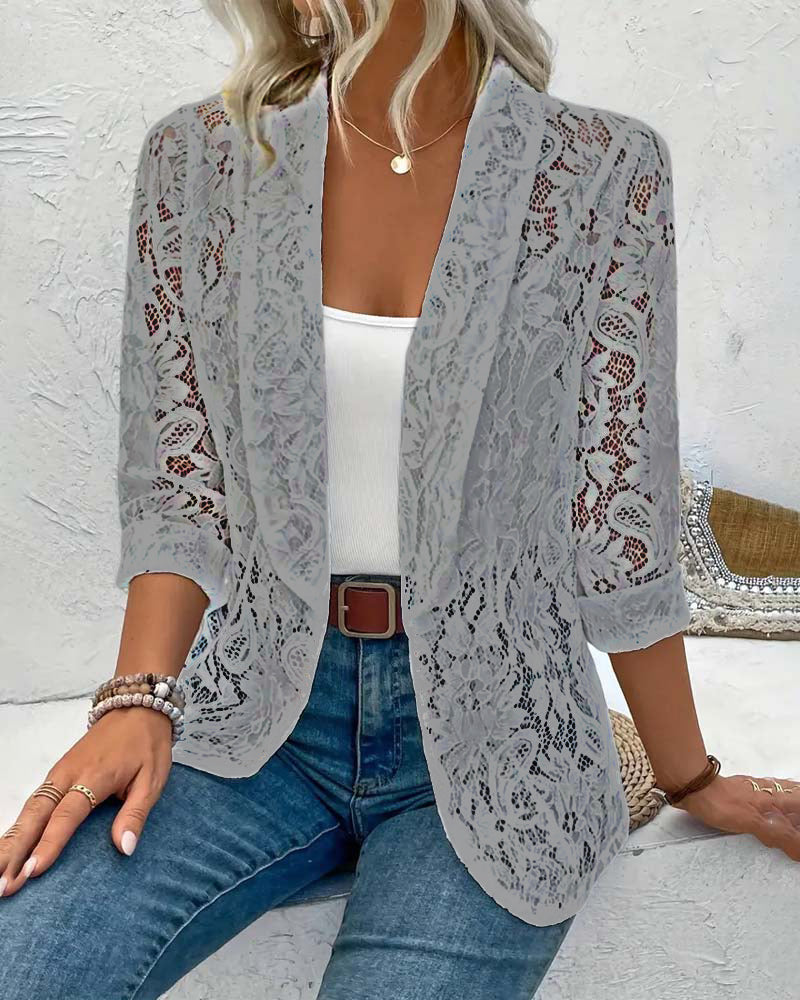 Valenzora | Elegant blazer with lace