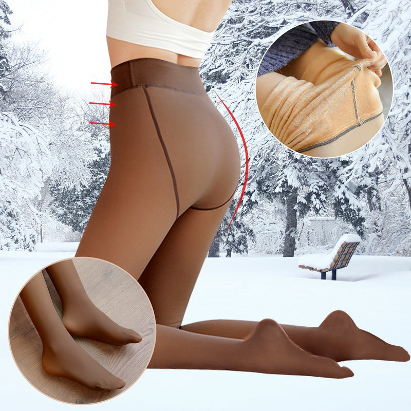 Valenzora | Warm super-stretch plush tights