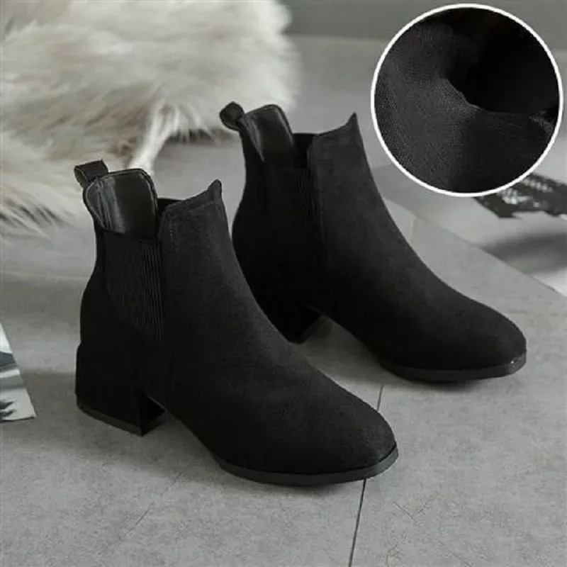 Valenzora | Elegante Stiefeletten mit Blockabsatz für Damen