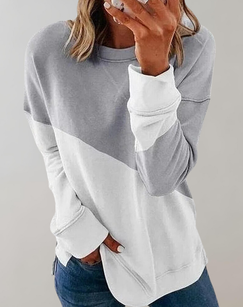 Valenzora - O-Neck-Sweatshirt für Damen
