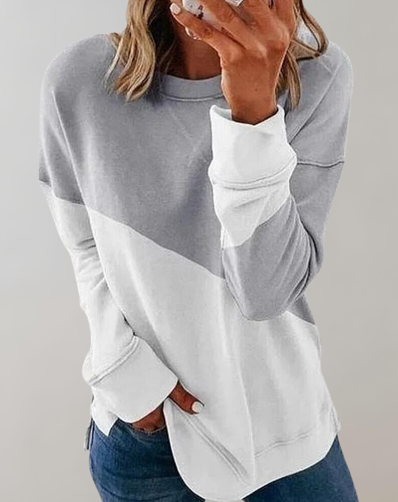 Valenzora - O-Neck-Sweatshirt für Damen