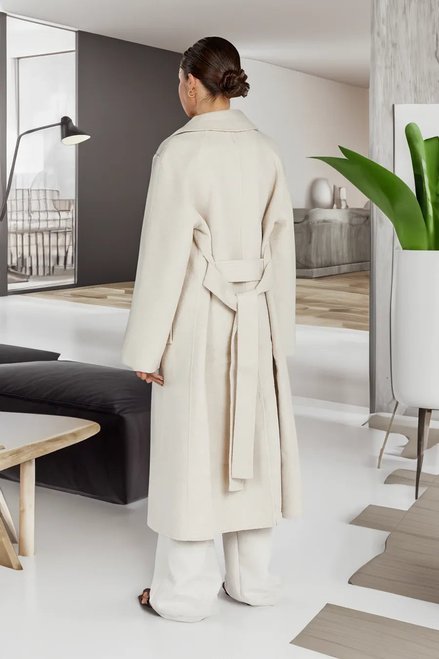 Valenzora Trenchcoat | Stylischer, langer Damen-Trenchcoat im Oversized-Stil