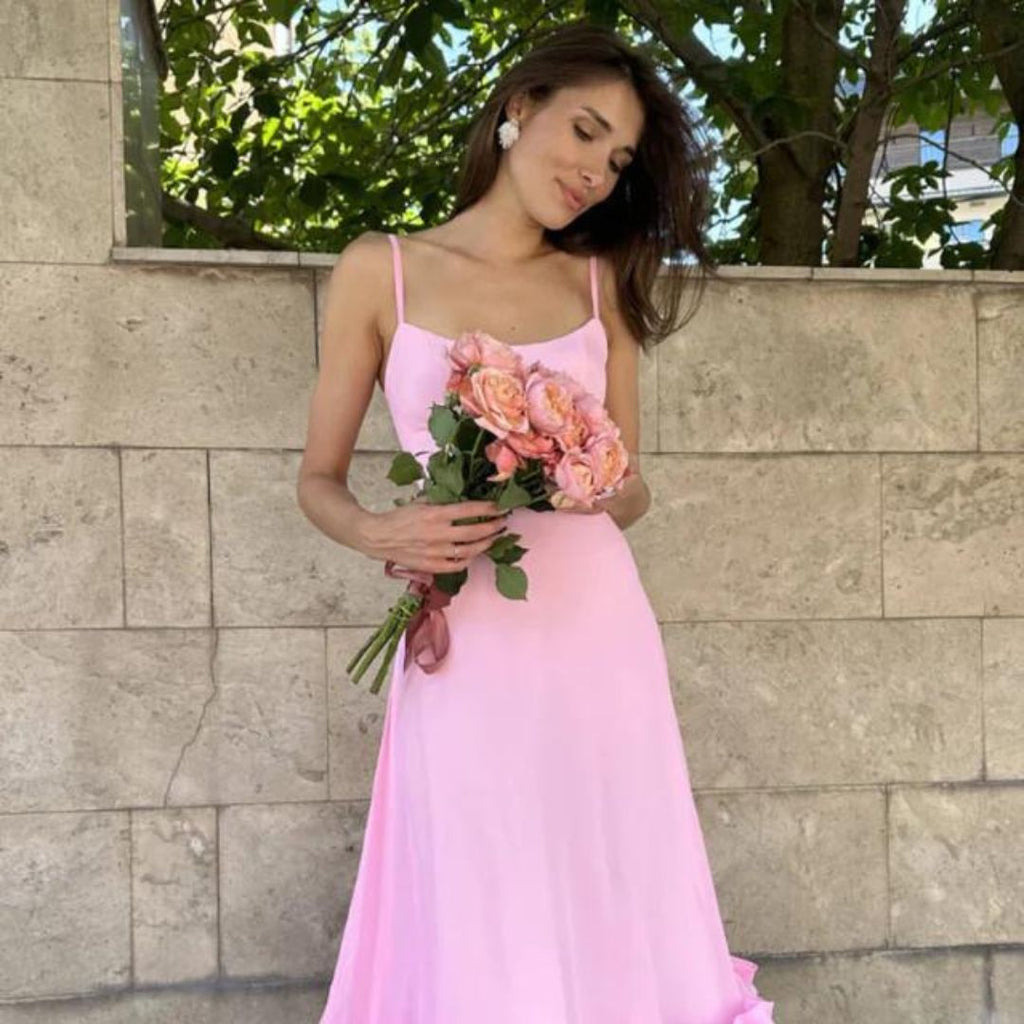 Valenzora | Ruffled bustier midi dress