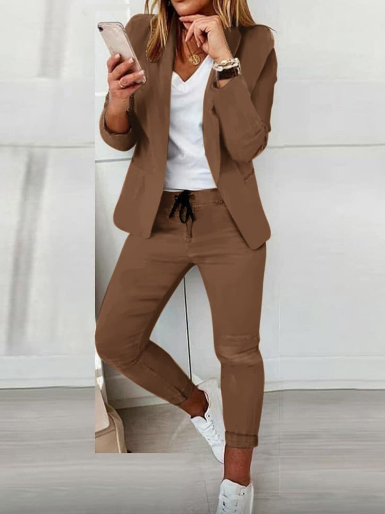 Valenzora | Elegantes Blazer-Set (BLAZER + HOSE)