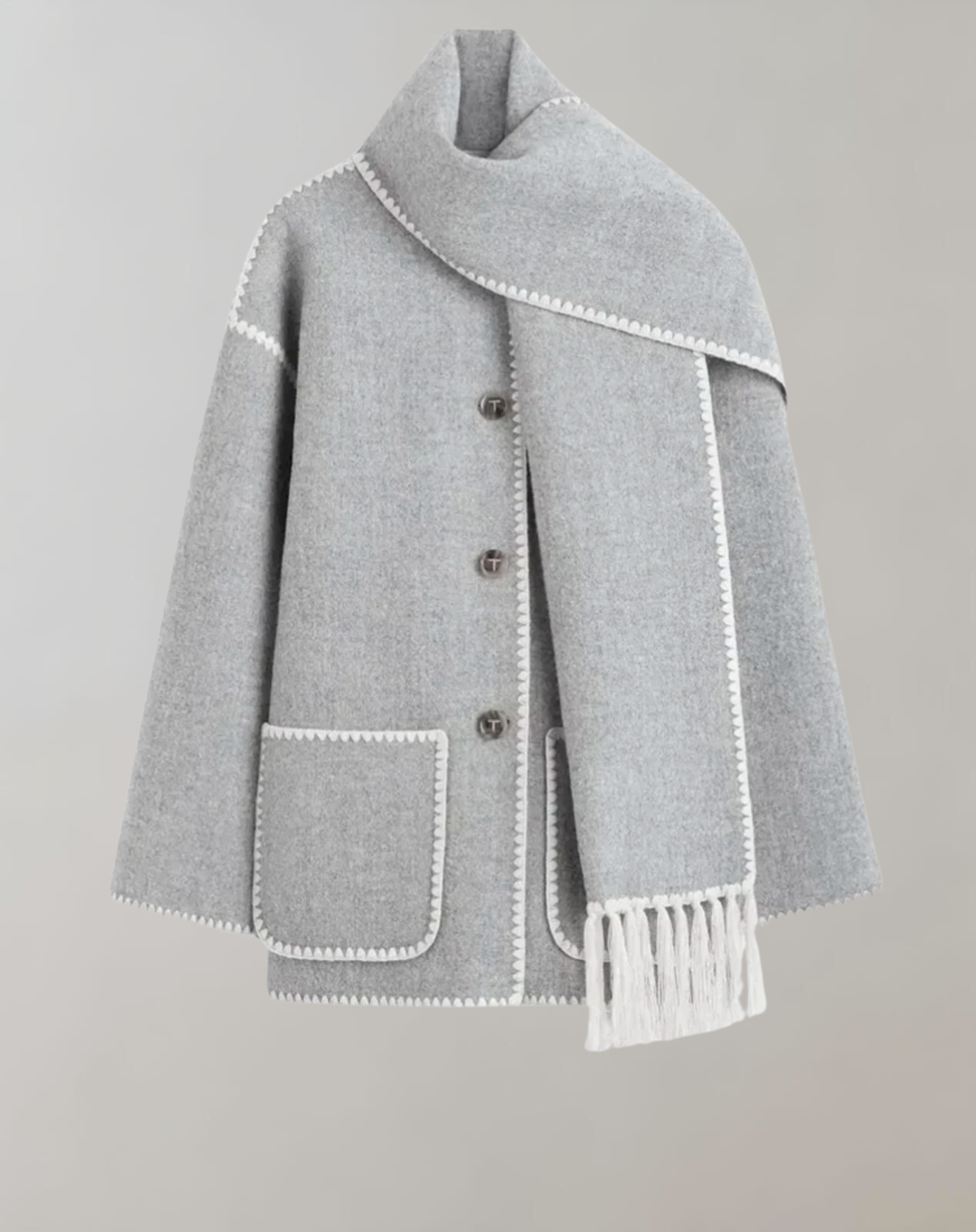 Selena™ - Stylish coat with scarf