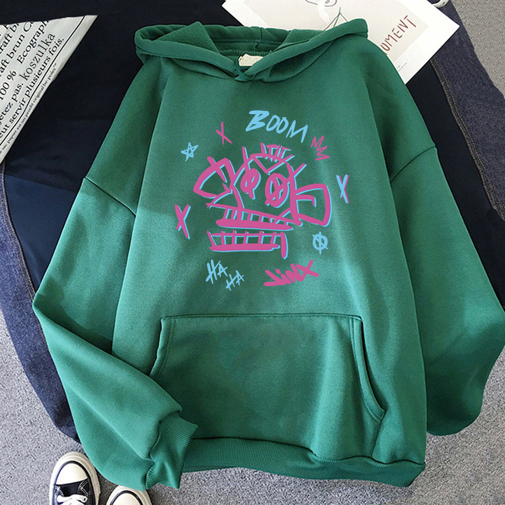 Valenzora | Arcane Hoodie Harajuku Style Jinx und Ekko