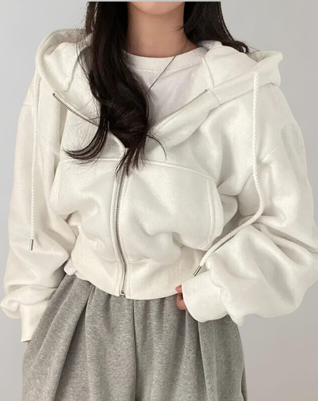 Valenzora – Damen Kapuzenpullover einfarbig