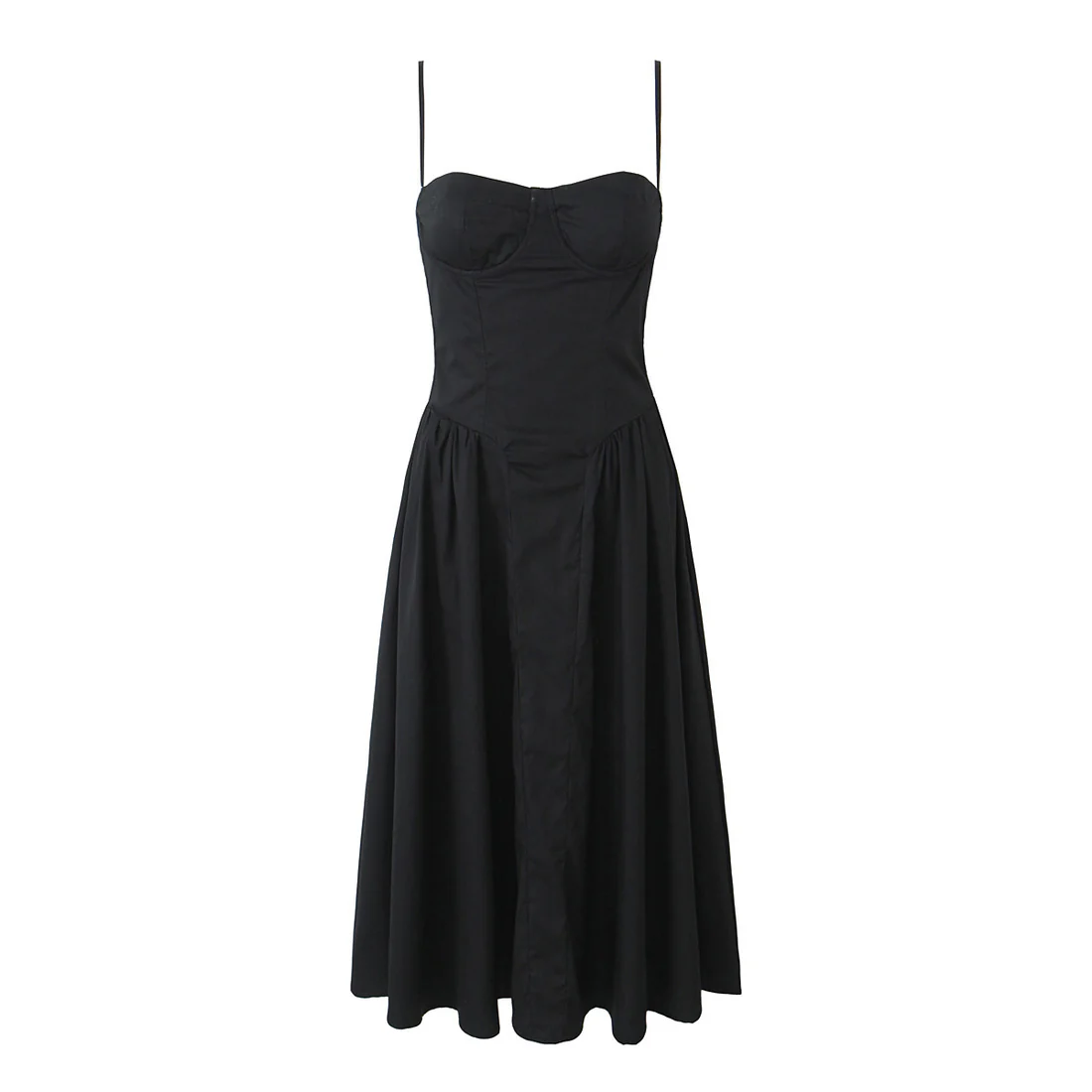 Dresses with pleated hems