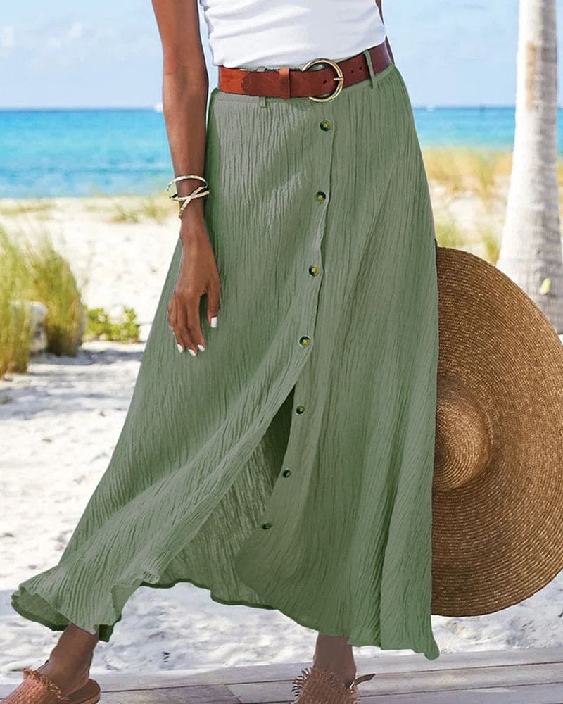 Valenzora | Long skirt with buttons