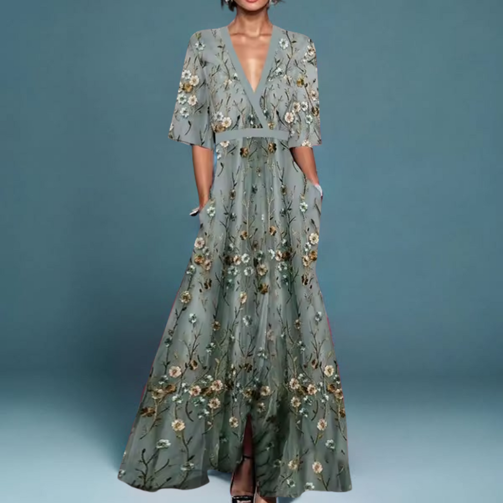 Valenzora | Elegant floral dress