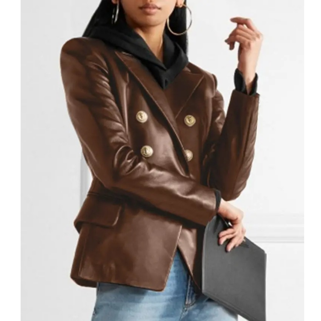 Valenzora – Damen-Blazer mit doppelter Brust
