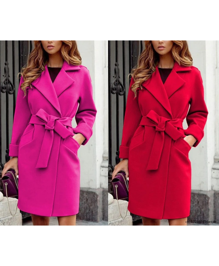Valenzora | Stylischer Trenchcoat mit Gürtel