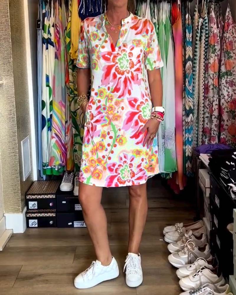 Valenzora | Women's Floral Pattern Dress