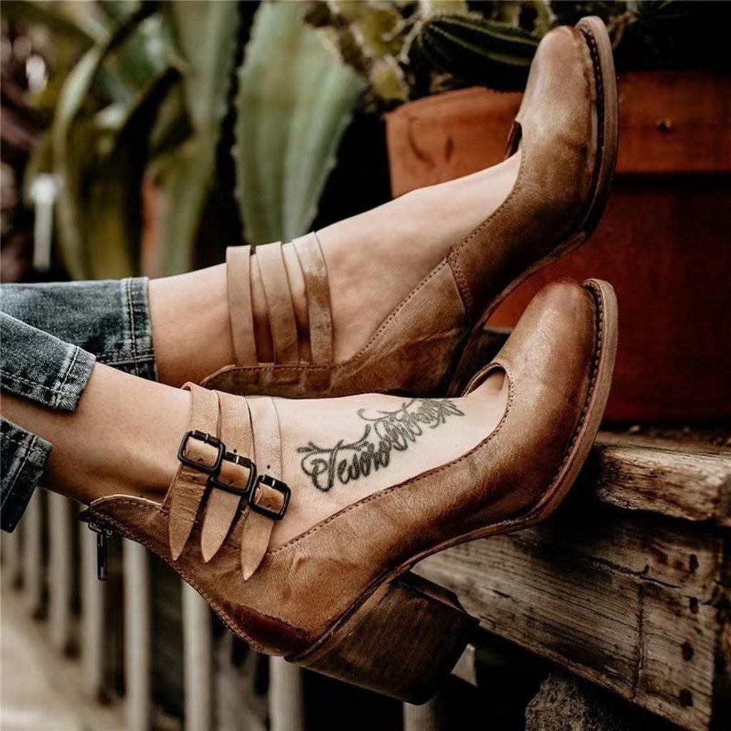 Valenzora | Stiefeletten aus Leder