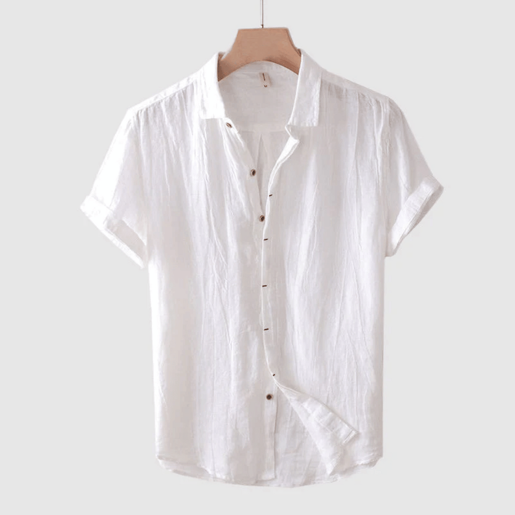 Valenzora | Short-sleeved linen shirt